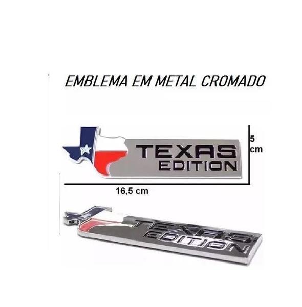 Imagem de 1 Emblema Adesivo Metal Texas Edition F250 Ranger Dodge Ram