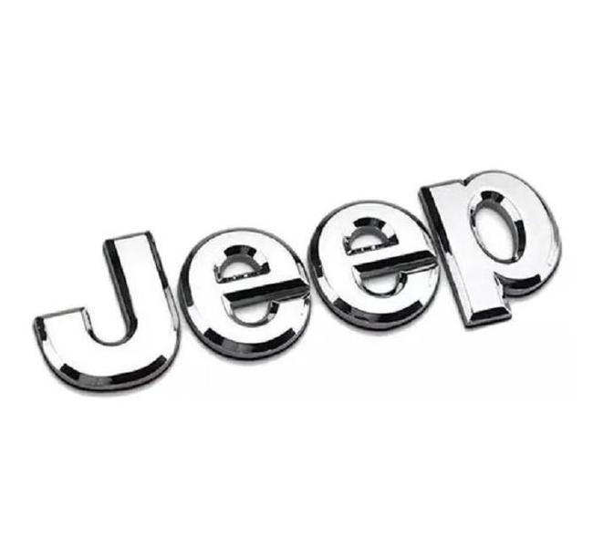 1 Emblema Metal Jeep Cherokee Wrangler Renegade Compass - Stickkar Imagem de 1 Emblema Metal Jeep Cherokee Wrangler Renegade Compass