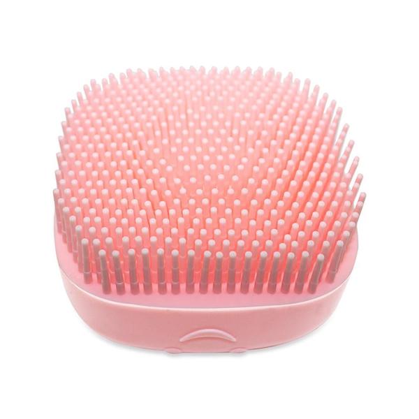 Imagem de 1 Esponja Silicone Banho com Dispenser 80ml Shampoo Sabonete