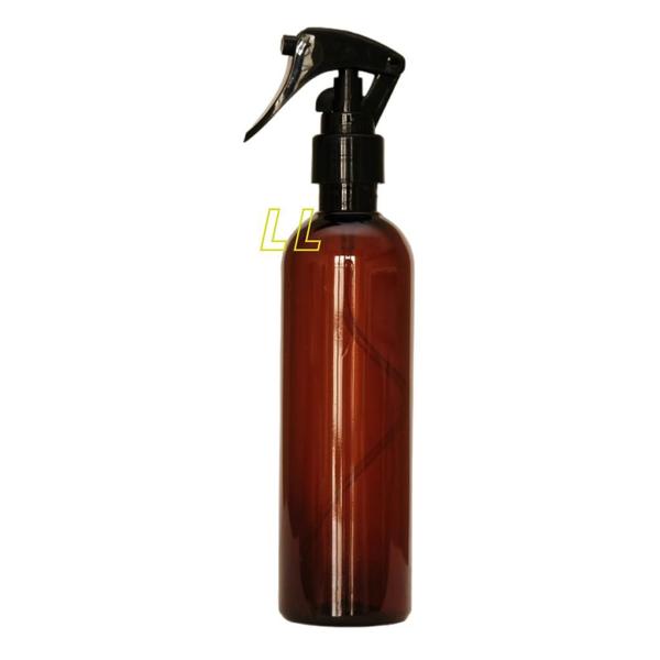 Imagem de 1 Frasco Pet Ambar Borrifador De 100 Ml Gatilho Preto