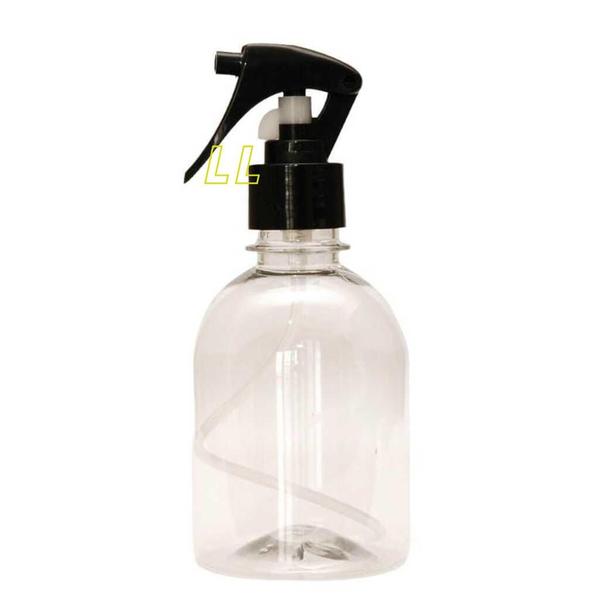 Imagem de 1 Frascos Pet Mini Válvula Spray Borrifadora De 250ml Preto