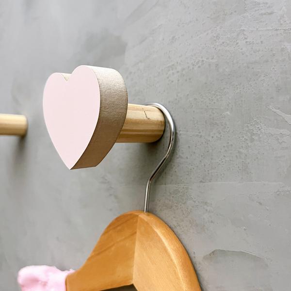 1 Gancho de parede coração infantil decoração bebê 1Cabb15c - Hanger Decor Imagem de 1 Gancho de parede coração infantil decoração bebê 1Cabb15c