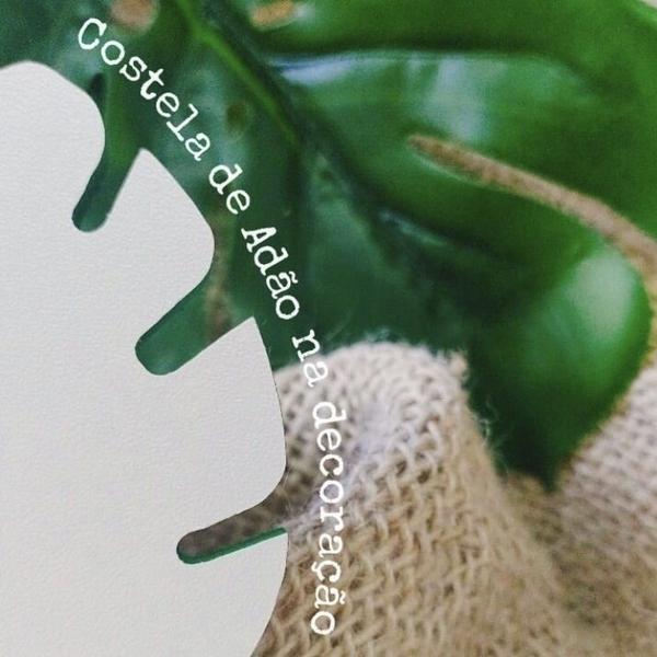 1 Gancho De Parede Costela de Adão borda verde Folha MDF 6mm - Souvenir Decor Imagem de 1 Gancho De Parede Costela de Adão borda verde Folha MDF 6mm