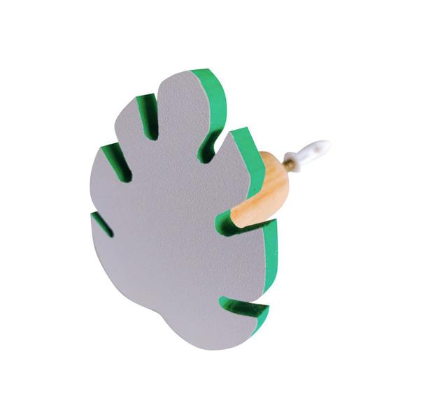 1 Gancho De Parede Costela de Adão borda verde Folha MDF 6mm - Souvenir Decor Imagem de 1 Gancho De Parede Costela de Adão borda verde Folha MDF 6mm