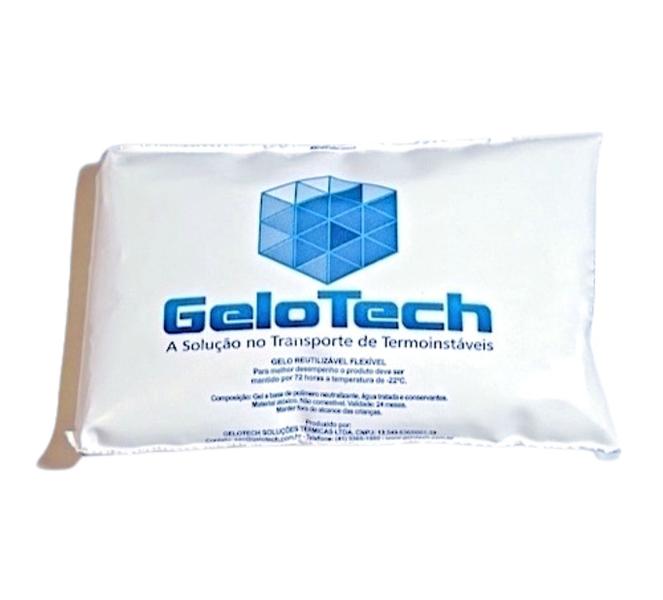 Imagem de 1 Gelo Artificial Flexível Reutilizável Gel 300g 14,5x13,5x2,4cm