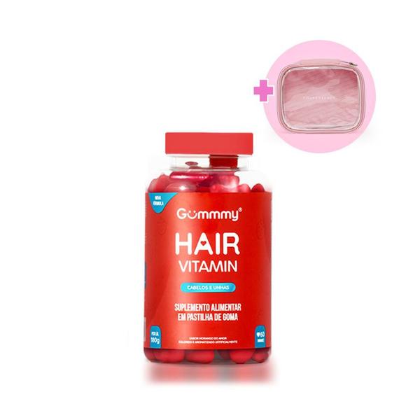 Imagem de 1 Gummy Hair Tutti-Frutti + 1 Necessaire Rosa Fouressence