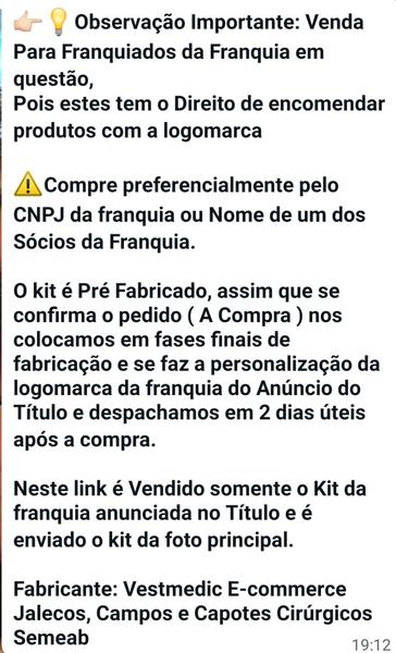 Imagem de 1 Kit Paramentação * Cirurgia Odontologica Franquia OdontoCompany Campos Cirúrgico, Capote Cirurgico