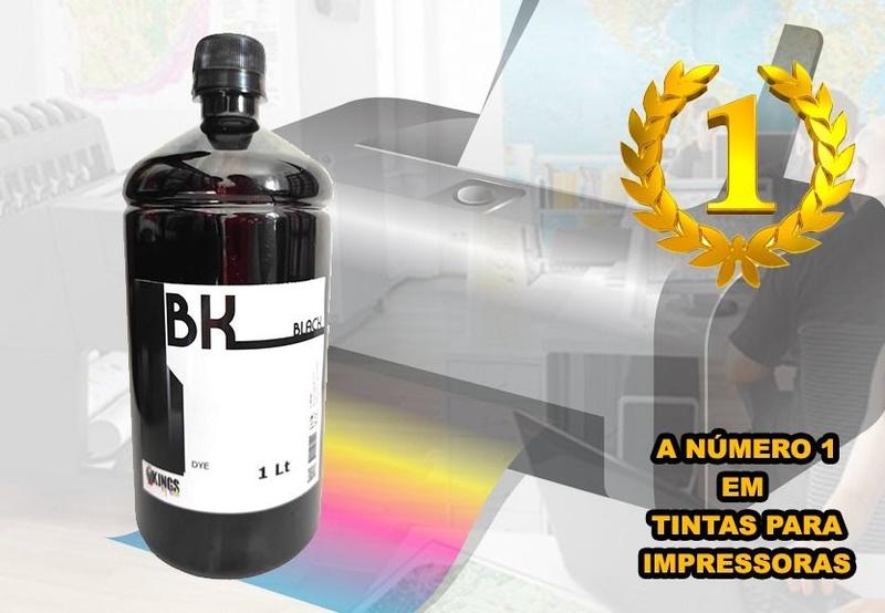 Imagem de 1 Litro Black Tinta Para Impressora Alta Qualidade DCP-T510W DCP-T520W Kings Of Ink