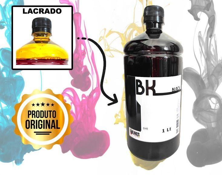 1 Litro Black Tinta Para Impressora Hp DeskJet 2510 2600 2050-J510 Alta Qualidade Kings Of Ink Imagem de 1 Litro Black Tinta Para Impressora Hp DeskJet 2510 2600 2050-J510 Alta Qualidade Kings Of Ink