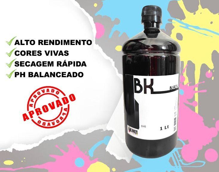 1 Litro Black Tinta Para Impressora Hp DeskJet 2510 2600 2050-J510 Alta Qualidade Kings Of Ink Imagem de 1 Litro Black Tinta Para Impressora Hp DeskJet 2510 2600 2050-J510 Alta Qualidade Kings Of Ink