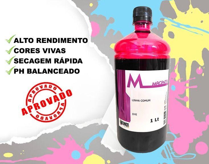 Imagem de 1 Litro Magenta Tinta Para Impressora Alta Qualidade DCP-J125 DCP-J140W Kings Of Ink