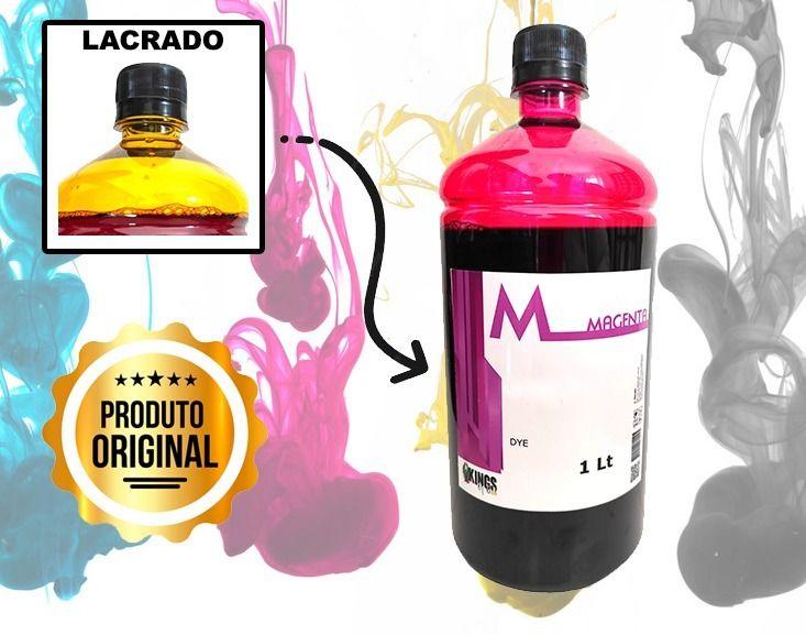 Imagem de 1 Litro Magenta Tinta Para Impressora Canon G2100 G1100 G7011 Alta Qualidade Kings Of Ink