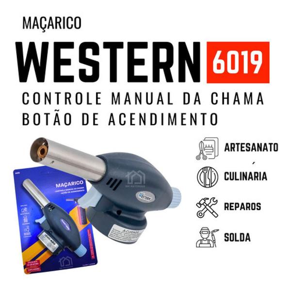 Imagem de 1 Maçarico Western 6019 + 1 refil Nautika227g