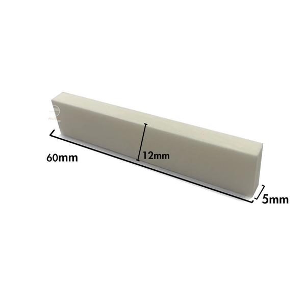 1 nut pestana osso 5x12x60 mm peça bruta de moldar p violao - LATONE Imagem de 1 nut pestana osso 5x12x60 mm peça bruta de moldar p violao