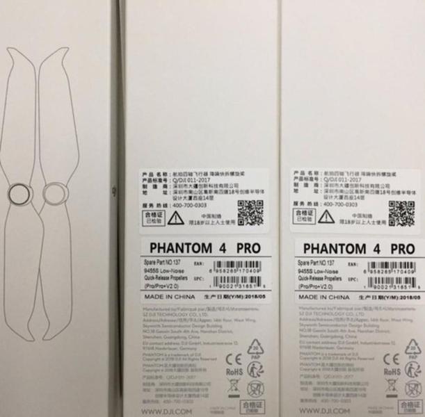 1 Par de Hélices Para Drone Dji Phantom 4 Pro V2 Imagem de 1 Par de Hélices Para Drone Dji Phantom 4 Pro V2