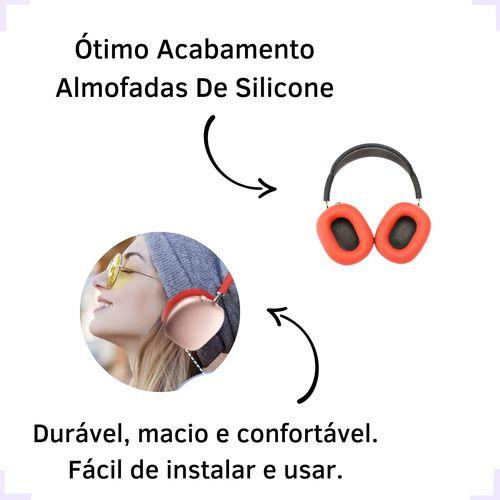 Imagem de 1 Par Protetores Orelha Almofada Fone Ouvido Silicone Earpad