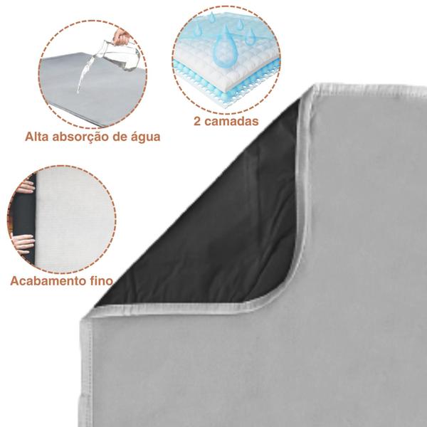 1 Pc, Base para Secagem de Taças, Bar, 70x50cm, Branco, Absorvente, Prático e Ecológico - Vila Flor Imagem de 1 Pc, Base para Secagem de Taças, Bar, 70x50cm, Branco, Absorvente, Prático e Ecológico - Vila Flor