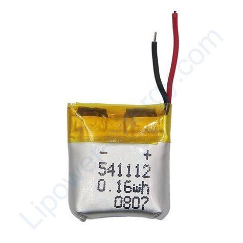 Imagem de 1 Peça 541112 3,7v  0.16wh 2 Fios Para  Fone T1c -