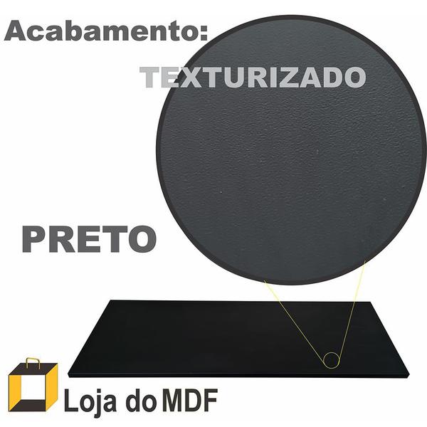 Imagem de 1 Prateleira U Mdf 55x10cm Preto Nicho Livros Revista