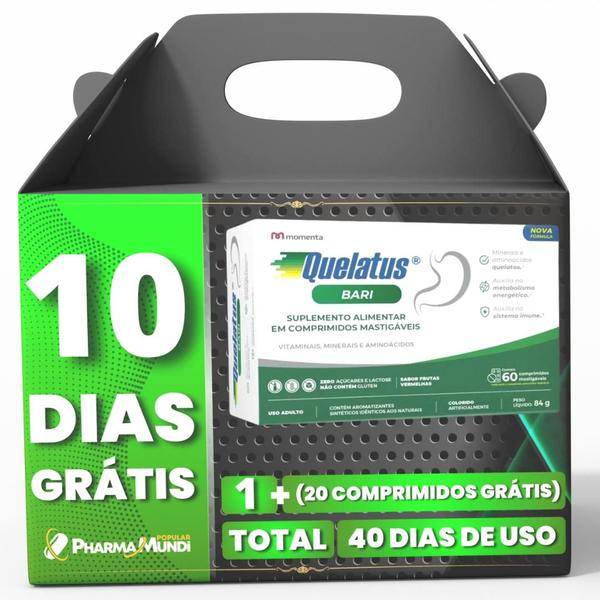 Imagem de 1 quelatus bari +10 comp c/60 - momenta