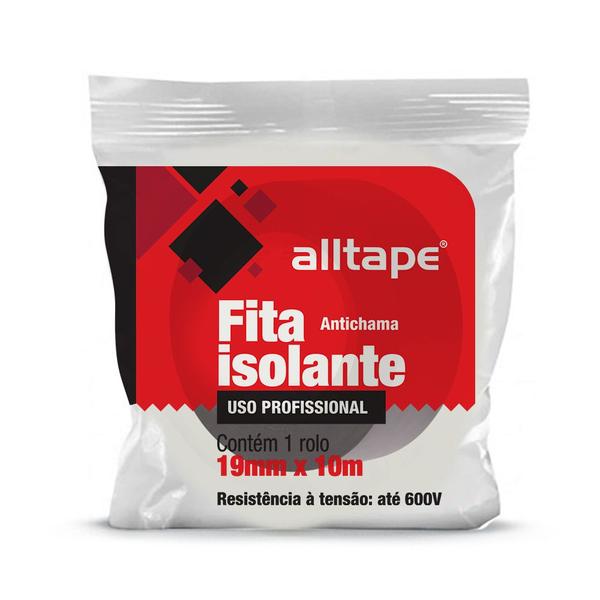 Imagem de 1 Rolo Fita Isolante Alltape 19mm x 10m Preta SK130