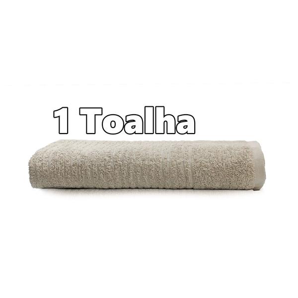 Imagem de 1 Toalha De Banho Avulsa Camesa Natural Algodão 340g/m² Nexus