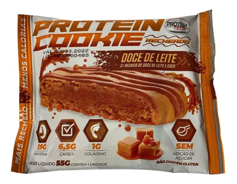 Imagem de 1 Unid Cookie Proteico Protein Tech Sabor Doce De Leite