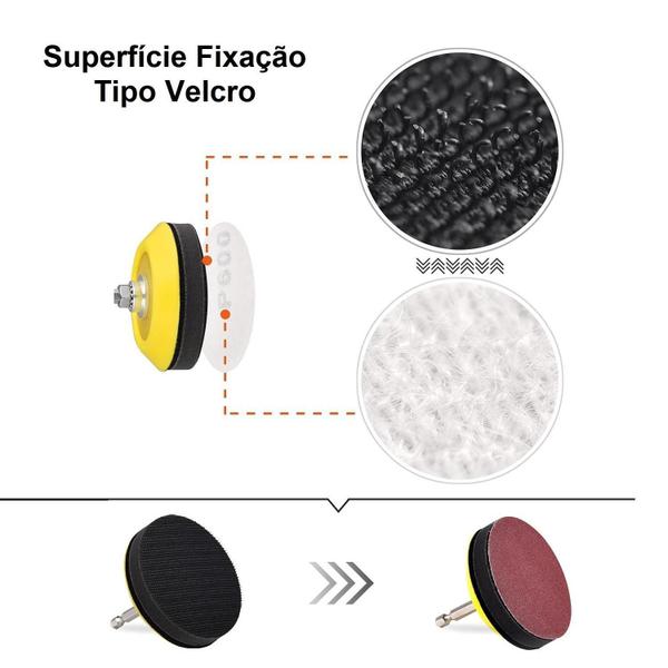 1 X Disco Lixa Grão Liso 7 Polegadas 180Mm Lixadeira - Kaqi Imagem de 1 X Disco Lixa Grão Liso 7 Polegadas 180Mm Lixadeira