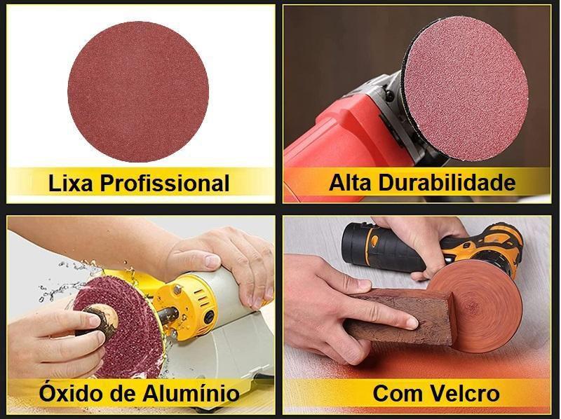1 X Disco Lixa Grão Liso 7 Polegadas 180Mm Lixadeira - Kaqi Imagem de 1 X Disco Lixa Grão Liso 7 Polegadas 180Mm Lixadeira