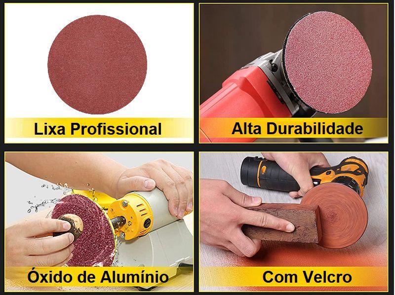 Imagem de 1 X Lixa Disco Grão Liso 125mm 5 Polegadas Lixadeira Politriz KaQi