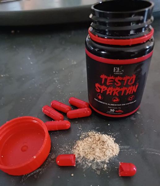 1 x Pote Testo Spartan Melhore seu Vigor e Bem Estar - Els Naturais Imagem de 1 x Pote Testo Spartan Melhore seu Vigor e Bem Estar