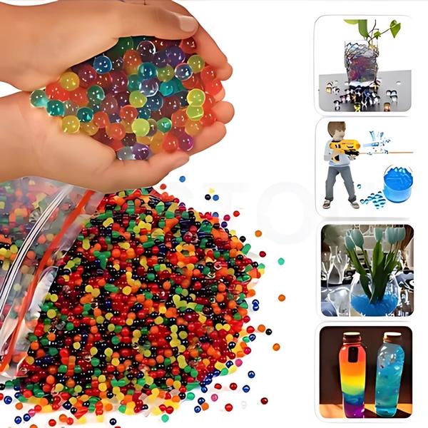 Imagem de 10.000 Bolinhas De Gel para Lançador Brinquedo Orbeez lançador 7-8mm