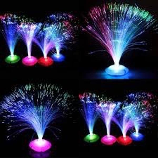 10 Abajur Fibra Ótica Para Enfeite De Mesa Neon - PL Imagem de 10 Abajur Fibra Ótica Para Enfeite De Mesa Neon