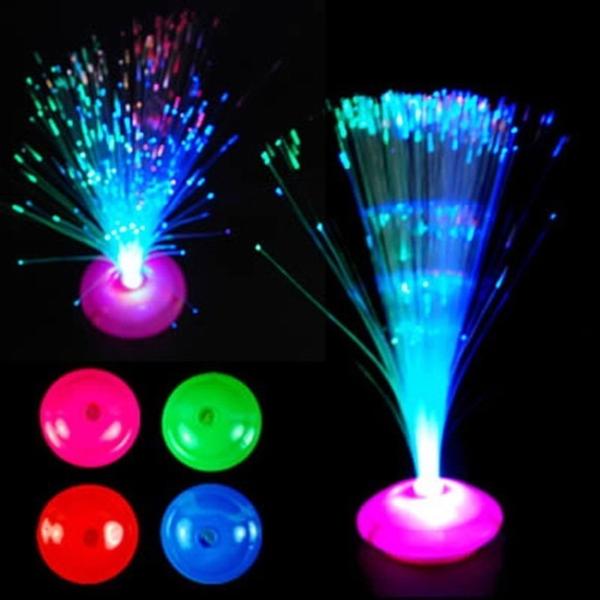 10 Abajur Fibra Ótica Para Enfeite De Mesa Neon - PL Imagem de 10 Abajur Fibra Ótica Para Enfeite De Mesa Neon