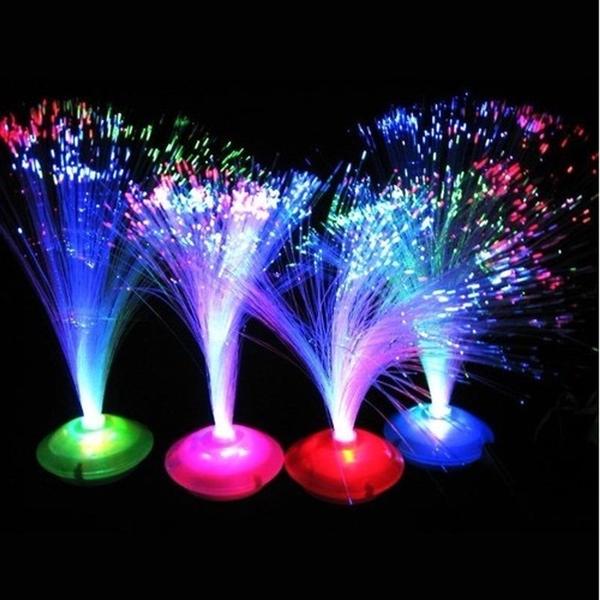 10 Abajur Fibra Ótica Para Enfeite De Mesa Neon - PL Imagem de 10 Abajur Fibra Ótica Para Enfeite De Mesa Neon