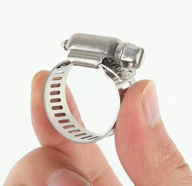 10 Abraçadeira De Metal Mangueira Aço Inox 13x19 - Startools Imagem de 10 Abraçadeira De Metal Mangueira Aço Inox 13x19