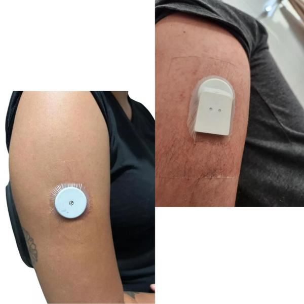 Imagem de 10 Adesivo Protege Sensor Libre + 10 Alcool Swabs Para Assepsia