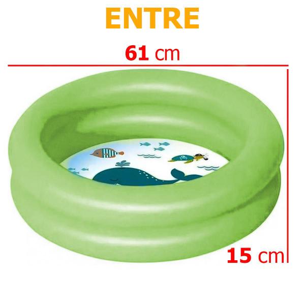 10 Baby Piscina Inflável 28L Bebe Criança infantil Mor Verde Imagem de 10 Baby Piscina Inflável 28L Bebe Criança infantil Mor Verde