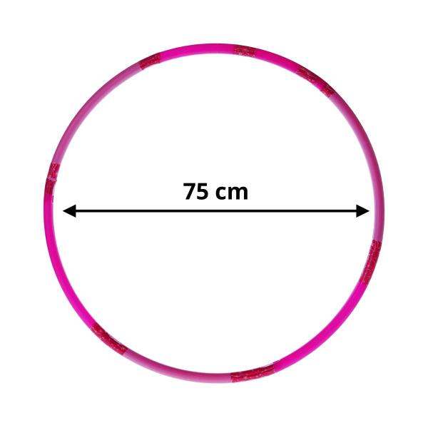 Imagem de 10 Bambolês Infantil Colorido Arco 75 cm Reforçado Ginastica