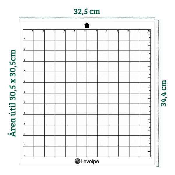 Imagem de 10 Bases De Corte P/ Silhouette Cameo Plotter Cola - 30mm