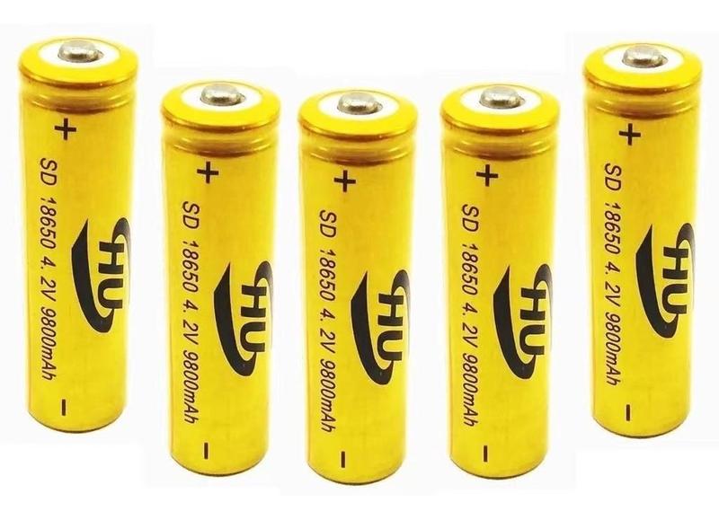 Imagem de 10 Baterias Recarregável 18650 8800Mah 4.2V Lanterna Tática