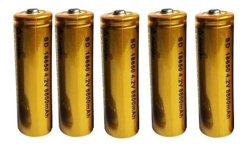 Imagem de 10 Baterias Recarregável 18650 8800mah 4.2v Lanterna Tática