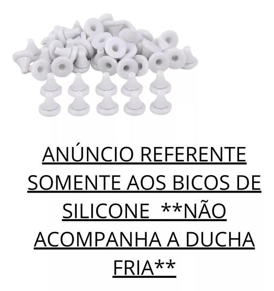 Imagem de 10 Bico/Crivo De Silicone Reserva P/Ducha Slim Quadrada Inox