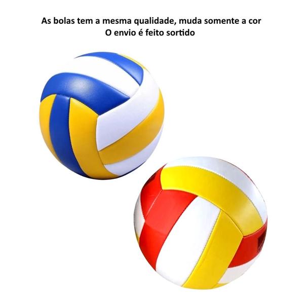 Imagem de 10 Bolas De Vôlei Quadra Grama Dimensões Oficiais Lojista