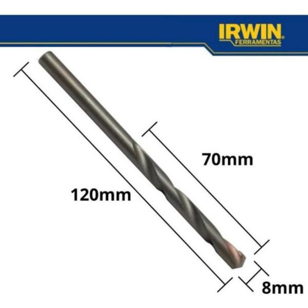 Imagem de - 10 Broca IRWIN Videa 8mm Concreto Iw907 Kit C 10 Un.