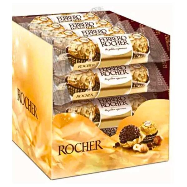 Imagem de 10 Caixas De Chocolate Ferrero Rocher C/ 48 Bombons Cada