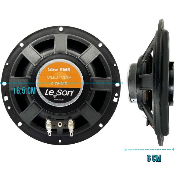 Imagem de 10 Caixas De Som Ambiente Embutir Leson Jb6 Flex 110w 4 Ohms