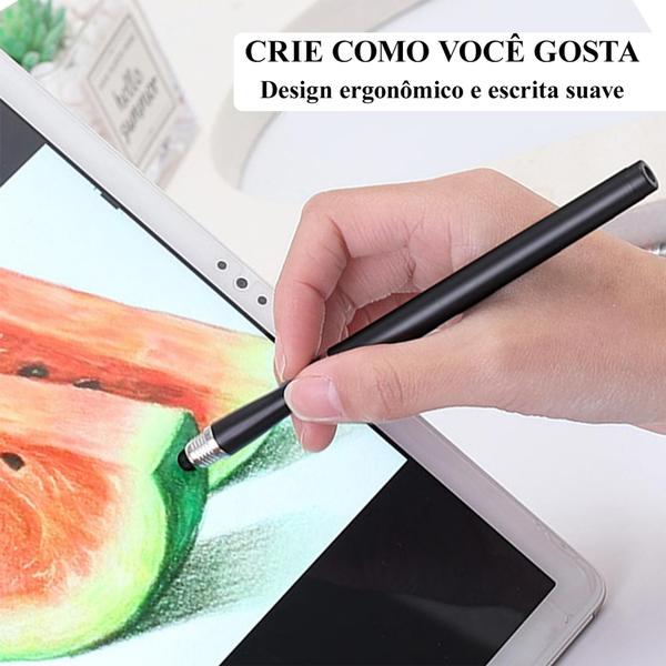 Imagem de 10 Caneta Touch Ponta Fina Stylus Alta Precisão Universal