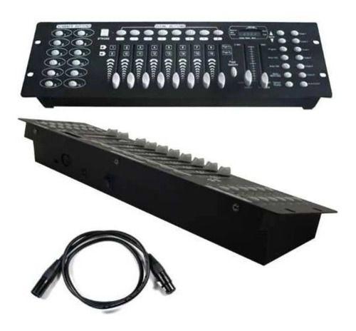 Imagem de 10 Canhao Refletor Led Par64 Rgbw 54 Leds 3w + Mesa Dmx + Cabos 2m