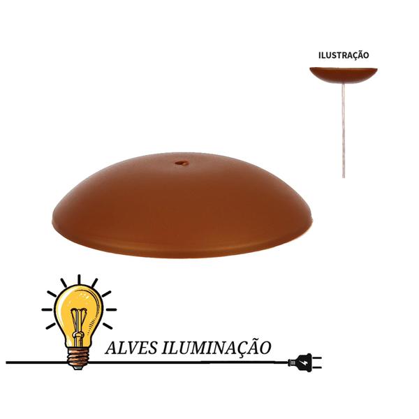 Imagem de 10 Canoplas para lustre Pendente e luminaria de teto varias cores